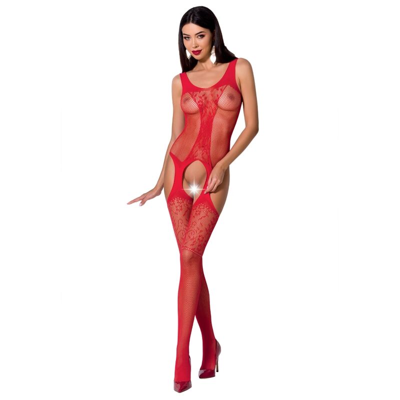Bodystocking taglia unica rosso di Passion