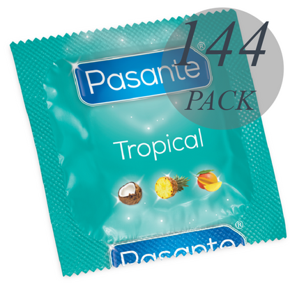 Preservativi sapori tropicali 144 unità di Pasante, immagine 2