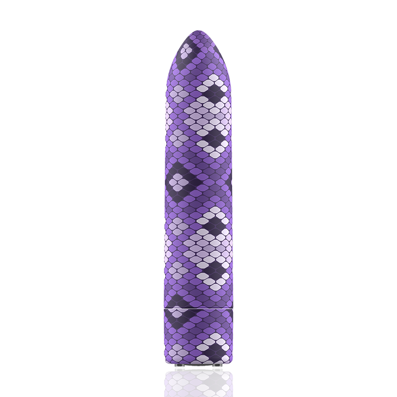 Gadget erotico rechargeable Snake purple bullet 10v di Custom Bullets, immagine 2