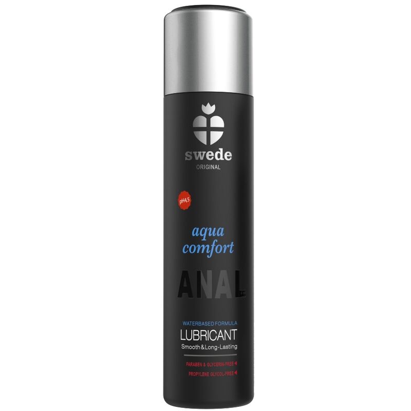 Lubrificante a base Aqua comfort anale acquosa 120 ml di Swede