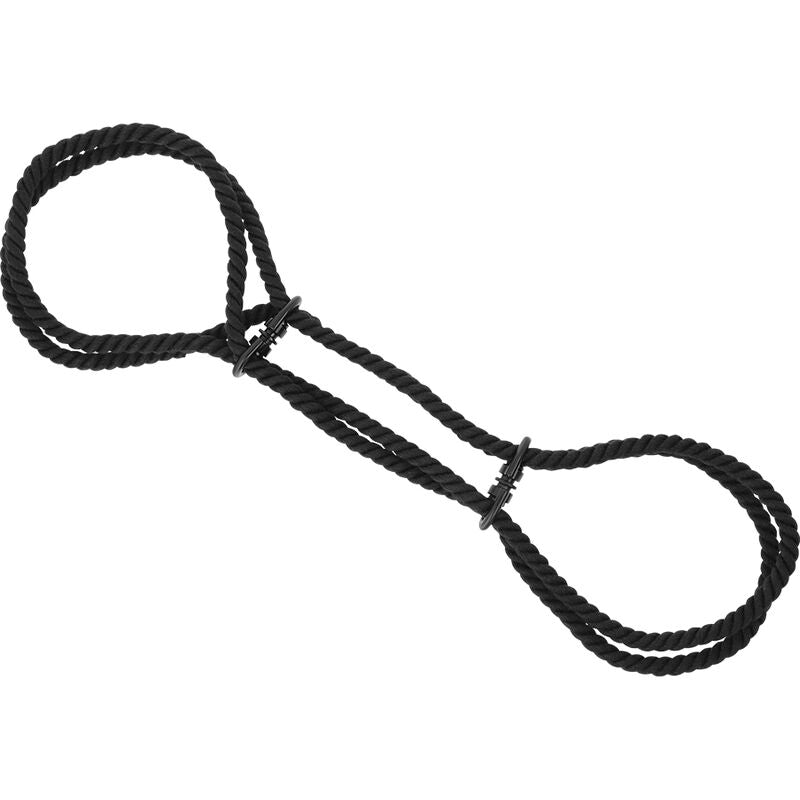 Manette o manette alla caviglia in corda di cotone 100% di Darkness, immagine 2