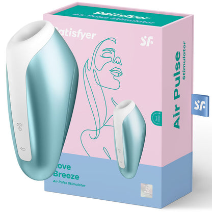 Sex toy love Breeze Succionador blu ghiaccio di Satisfyer