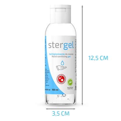 Gel Igienizzante mani Idroalcolico aloe vera 100ml di Stergel, immagine 2