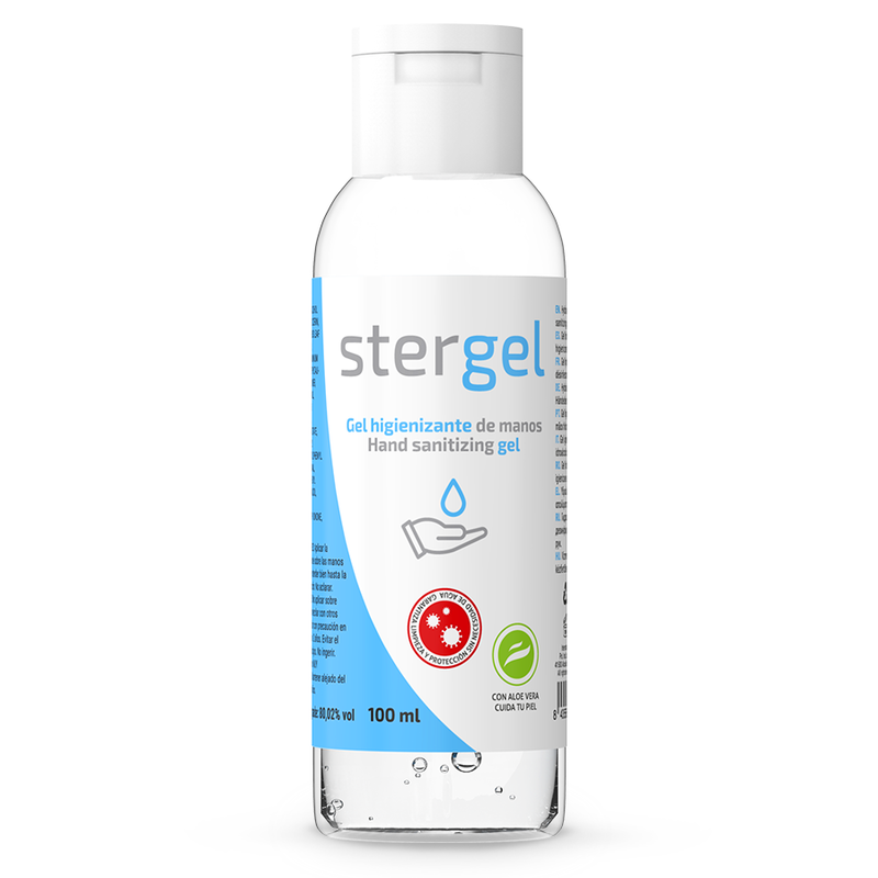Gel Igienizzante mani Idroalcolico aloe vera 100ml di Stergel