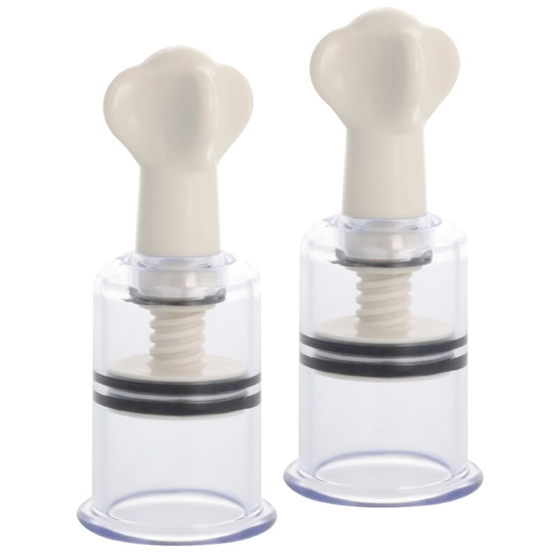 Pinze per capezzoli succhia trasparente diametro 5 cm di Darkness, immagine 2