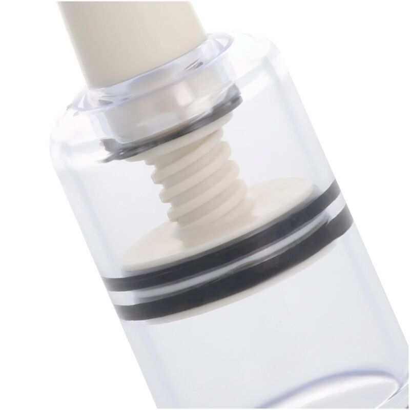 Pinze per capezzoli succhia trasparente diametro 5 cm di Darkness, immagine 3