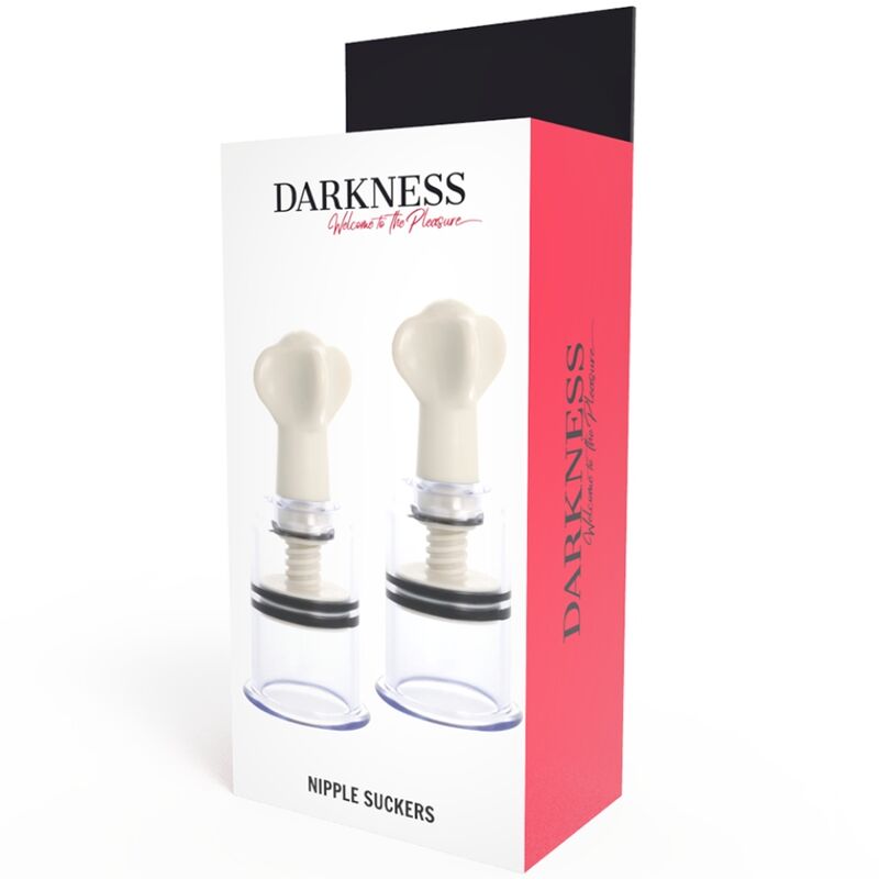Pinze per capezzoli succhia trasparente diametro 5 cm di Darkness, immagine 4
