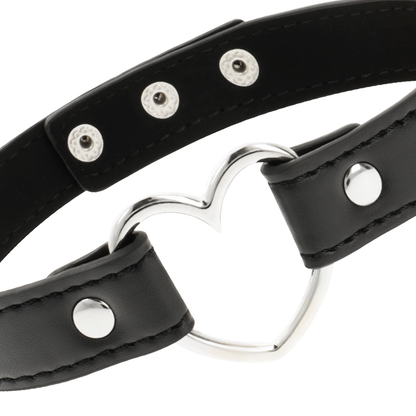 Collana in pelle vegana accessorio cuore donna di Coquette Chic Desire, immagine 4
