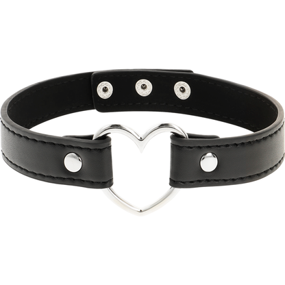 Collana in pelle vegana accessorio cuore donna di Coquette Chic Desire, immagine 3