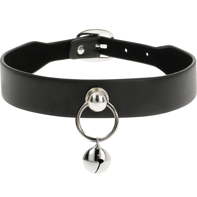 Collana in pelle vegana accessorio donna Sonaglio/cerchio di Coquette Chic Desire, immagine 3