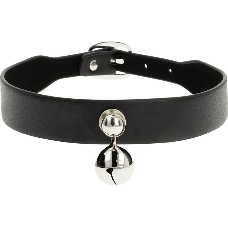 Collana in pelle vegana accessorio donna con Sonaglio di Coquette Chic Desire, immagine 3