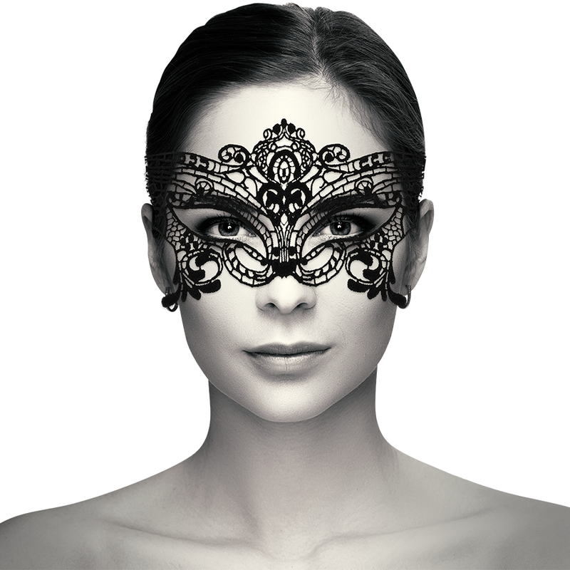 Maschera ampia in pizzo nero di Coquette Chic Desire, immagine 2