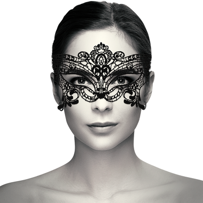 Maschera ampia in pizzo nero di Coquette Chic Desire, immagine 2