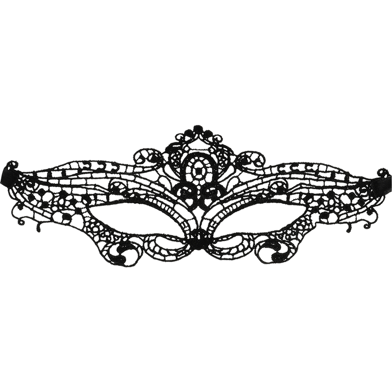 Maschera in fine pizzo nero di Coquette Chic Desire, immagine 3