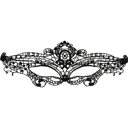Maschera in fine pizzo nero di Coquette Chic Desire, immagine 3