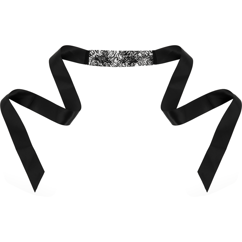 Maschera in pizzo nero con nastro di Coquette Chic Desire, immagine 3