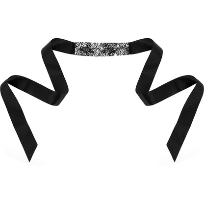 Maschera in pizzo nero con nastro di Coquette Chic Desire, immagine 3