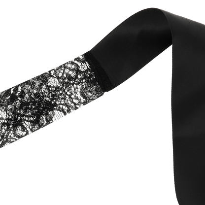 Maschera in pizzo nero con nastro di Coquette Chic Desire, immagine 4