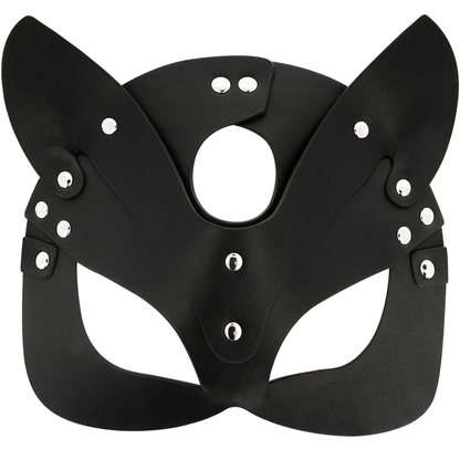 Maschera vegana in pelle con orecchie di gatto di Coquette Chic Desire, immagine 3