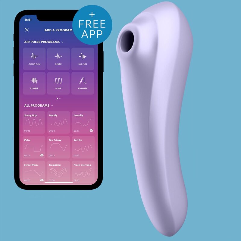 Vibratore dual pleasure air pulse Mauve di Satisfyer, immagine 4