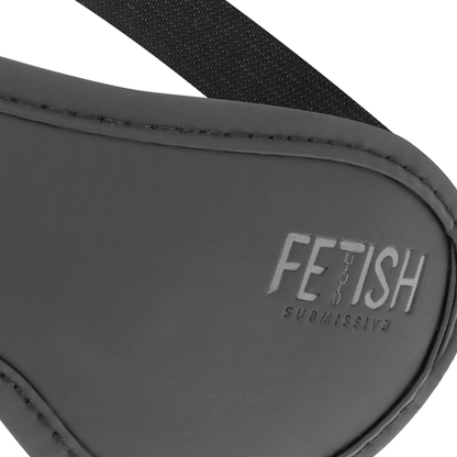 Maschera in pelle vegana II con fodera in Noprene di Fetish Submissive, immagine 3
