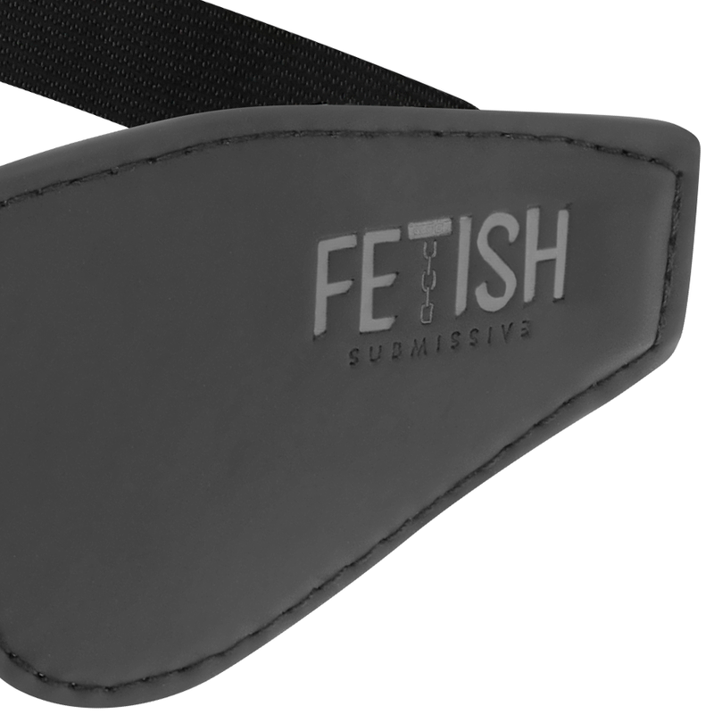 Maschera vegana in pelle con fodera in Noprene di Fetish Submissive, immagine 3