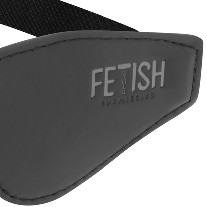 Maschera vegana in pelle con fodera in Noprene di Fetish Submissive, immagine 3