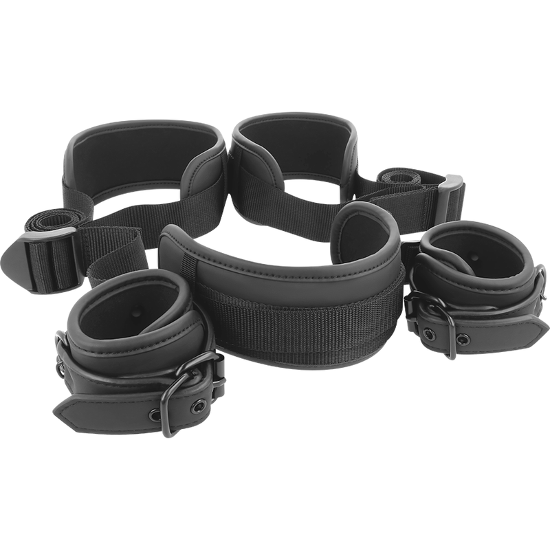 Posizione master con 4 manette rivestite in Noprene di Fetish Submissive, immagine 3