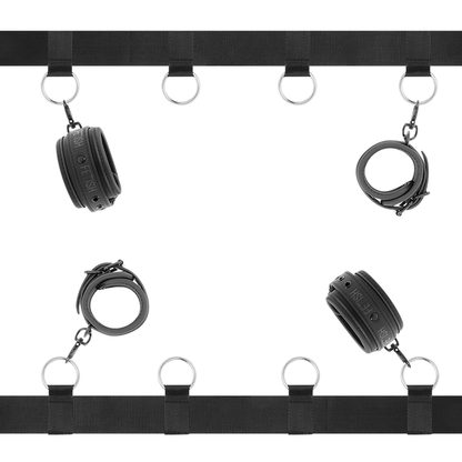 Set di cravatte da letto con fodera in Noprene di Fetish Submissive
