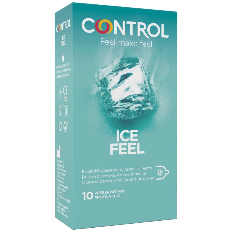 Preservativi effetto Ice feel Cool 10 unità di Control
