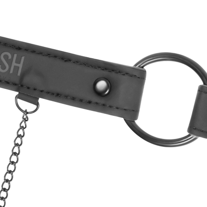 Anello gag con morsetti per capezzoli di Fetish Submissive, immagine 4