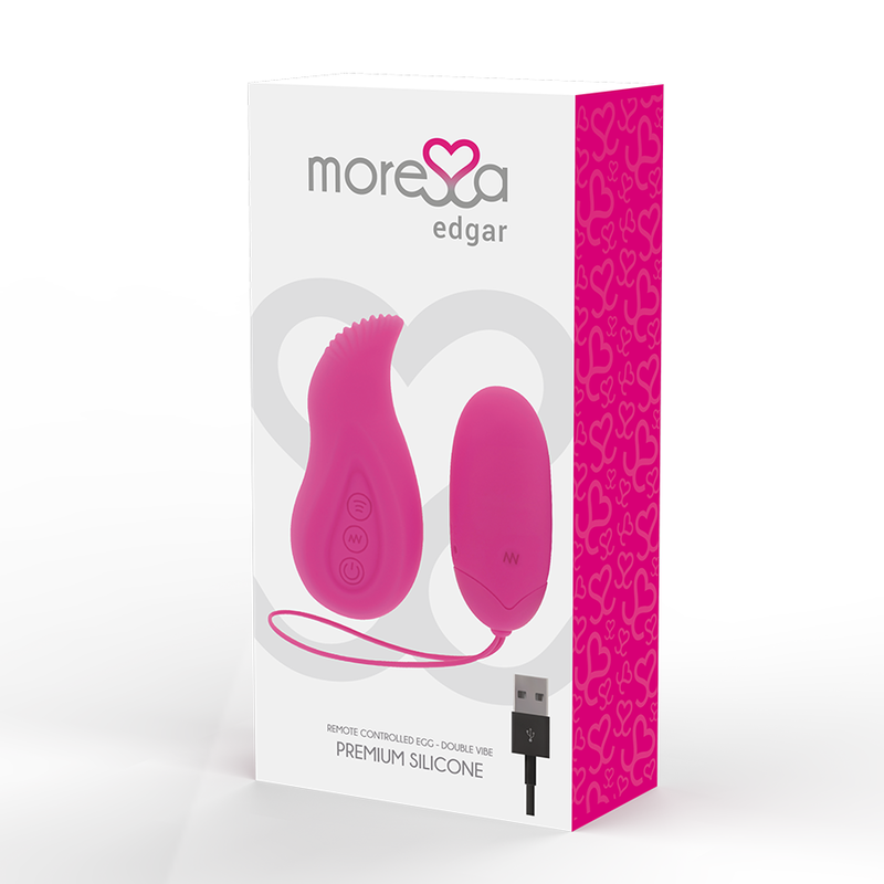 Ovetto vibrante telecomando in silicone Edgar premium di Moressa, immagine 3