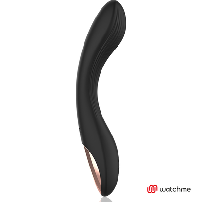 Ovetto vibrante curve tecnologia di controllo remoto a watchme nero / oro di Anne's Desire, immagine 8