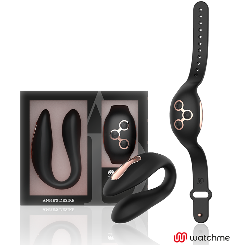 Ovetto vibrante dual pleasure Tecnolog a watchme Nero/oro di Anne's Desire