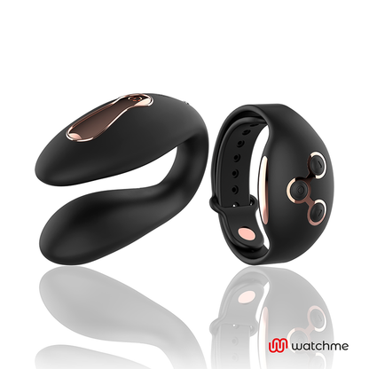 Ovetto vibrante dual pleasure Tecnolog a watchme Nero/oro di Anne's Desire, immagine 2