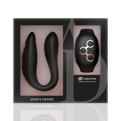 Ovetto vibrante dual pleasure Tecnolog a watchme Nero/oro di Anne's Desire, immagine 15