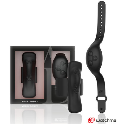 Ovetto vibrante panty pleasure Tecnolog a watchme nero di Anne's Desire