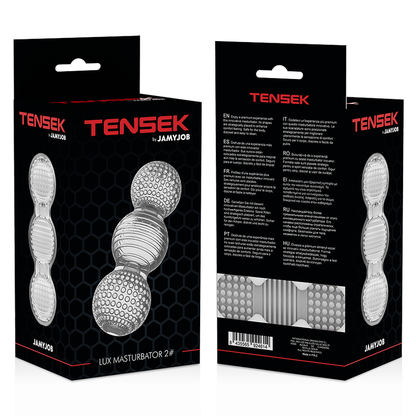 Masturbatore estremo clear Tensek 2 di Jamyjob, immagine 5