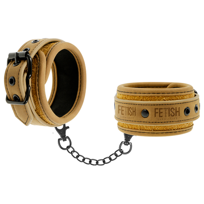 Manette in pelle vegana con fodera in neoprene di Fetish Submissive Origin