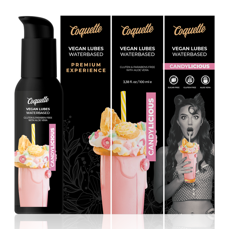 Lubrificante Esperienza premium vegano Candylicious 100ml di Coquette Chic Desire, immagine 3