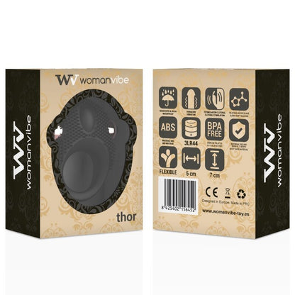 Anello vibratore in silicone Thor di Womanvibe, immagine 2