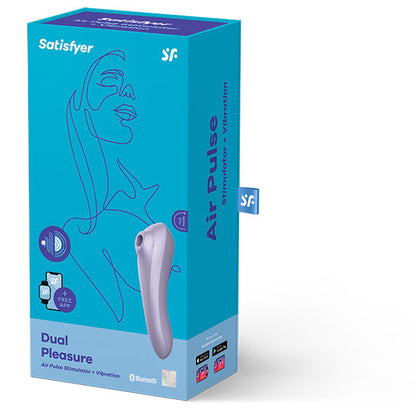 Vibratore dual pleasure air pulse Mauve di Satisfyer, immagine 2