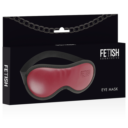 Maschera vegana in pelle con fodera in neoprene di Fetish Submissive Dark Room, immagine 4