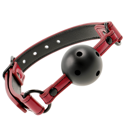 Gag traspirante di Fetish Submissive Dark Room