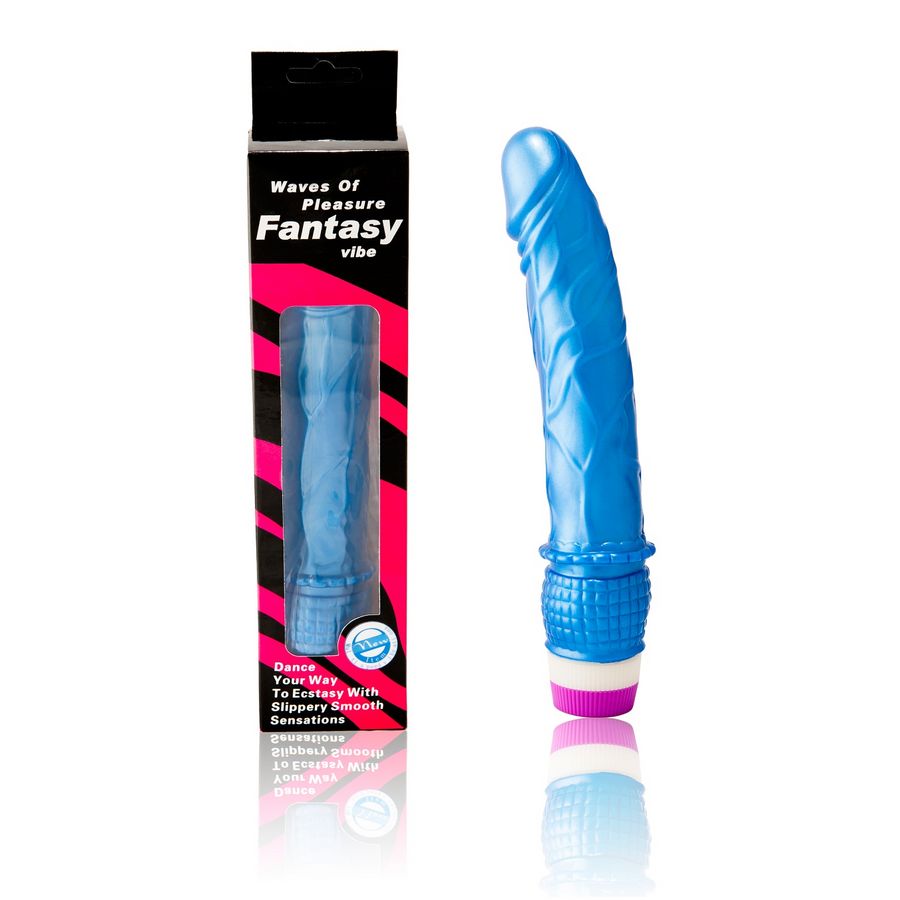 Vibratore onde di piacere 23 cm blu di Baile