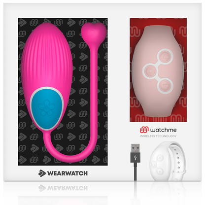 Uovo Tecnologia watchme telecomando fucsia / rosa di Wearwatch, immagine 7