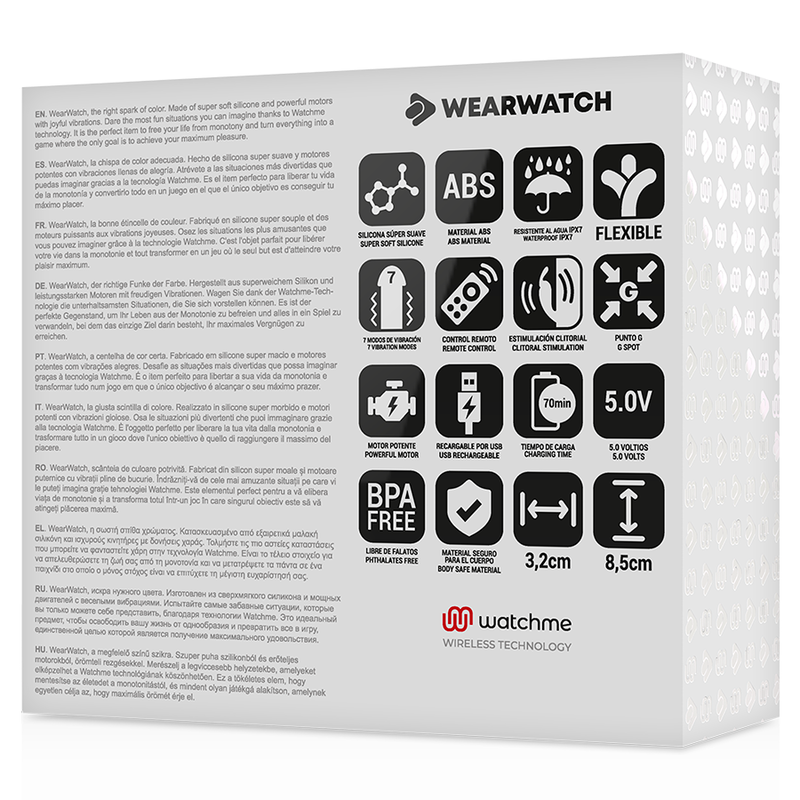 Vibratore a doppia Watchme tecnologia acqua di mare / rosa di Wearwatch, immagine 4