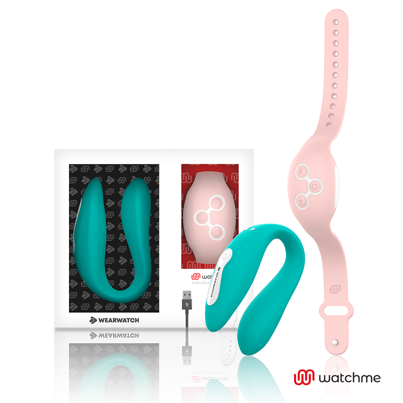 Vibratore a doppia Watchme tecnologia acqua di mare / rosa di Wearwatch
