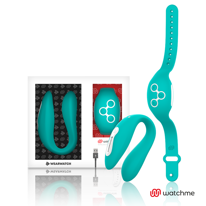 Vibratore watchme a doppia tecnologia verde chiaro di Wearwatch