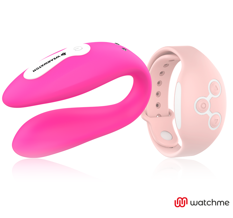 Vibratore watchme doppia tecnologia fucsia / rosa di Wearwatch, immagine 2